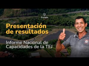 Socialization of the National Report on capacities and needs for the Just Energy Transition in Colombia.